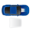 Roush Faded Hood Scoop Decal, for Ford Mustang 2015 - 2019