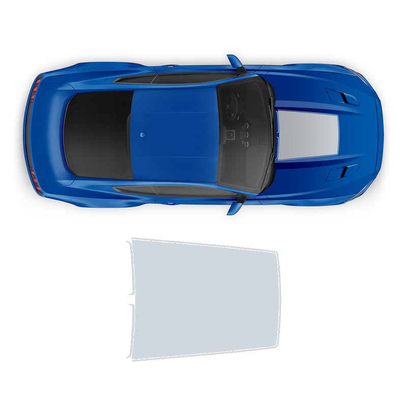 Roush Hood Scoop Decal, for Ford Mustang 2015 - 2019