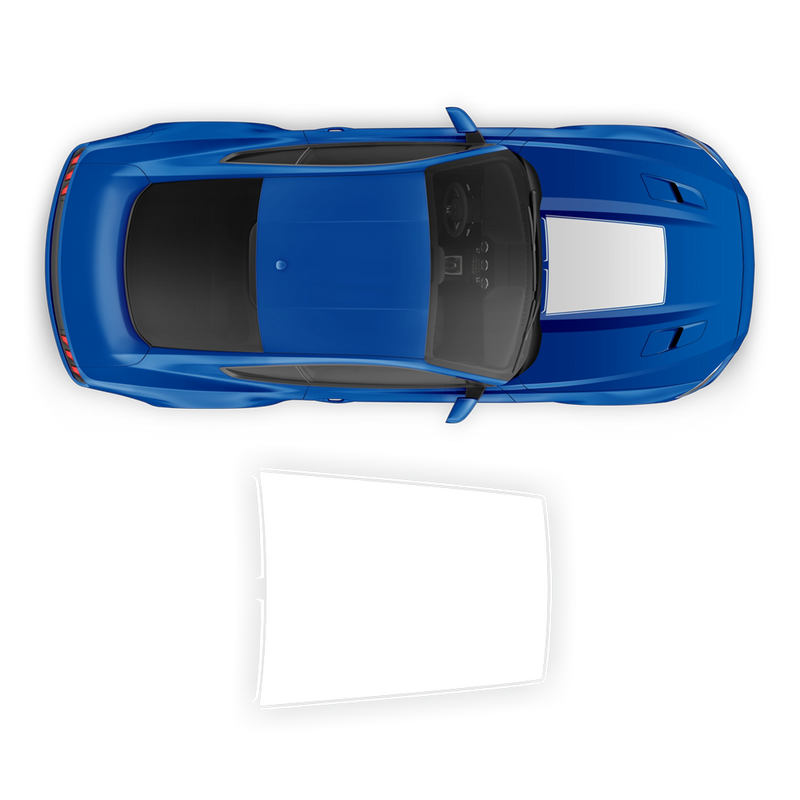 Roush Hood Scoop Decal, for Ford Mustang 2015 - 2019