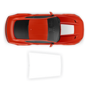 Roush Hood Scoop Decal, for Ford Mustang 2015 - 2019