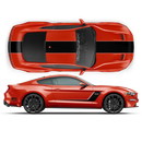 Roush Stage3 Two Colors Racing Stripes Set, for Ford Mustang 2015 - 2019