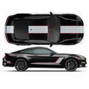 Roush Stage3 Two Colors Racing Stripes Set, for Ford Mustang 2015 - 2019