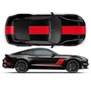 Roush Stage3 Two Colors Racing Stripes Set, for Ford Mustang 2015 - 2019