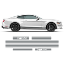 Rocker stripes GT350, for Ford Mustang 2015 - 2020
