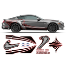 Super COBRA JET Contoured Side Graphics Decals Set, for Ford Mustang 2015 - 2019
