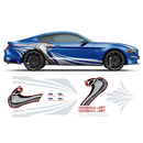 Super COBRA JET Side Graphics Decals Set, for Ford Mustang 2015 - 2020