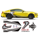 Super COBRA JET Side Graphics Decals Set, for Ford Mustang 2015 - 2020