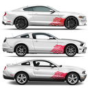 US Flag decals set, for Ford Mustang or any car body