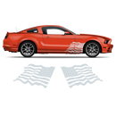 US Flag decals set, for Ford Mustang or any car body