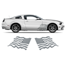 US Flag decals set, for Ford Mustang or any car body