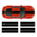 8inch Contoured Racing Stripes, for Ford Mustang 2015 - 2022