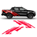 SCRATCHED Wild Trak Side Graphic, Ford Ranger