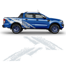 SCRATCHED Wild Trak Side Graphic, Ford Ranger