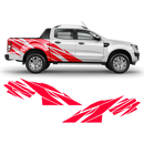 Warlord side graphic set for Ford Ranger