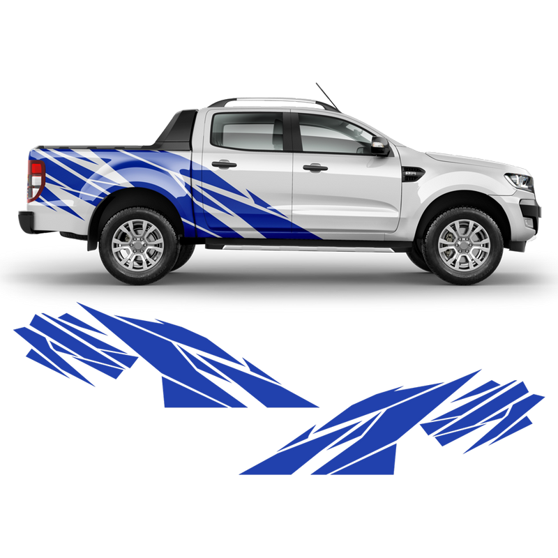 Warlord side graphic set for Ford Ranger