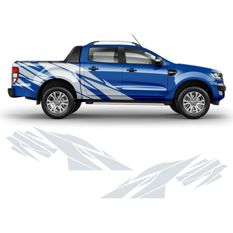 Warlord side graphic set for Ford Ranger