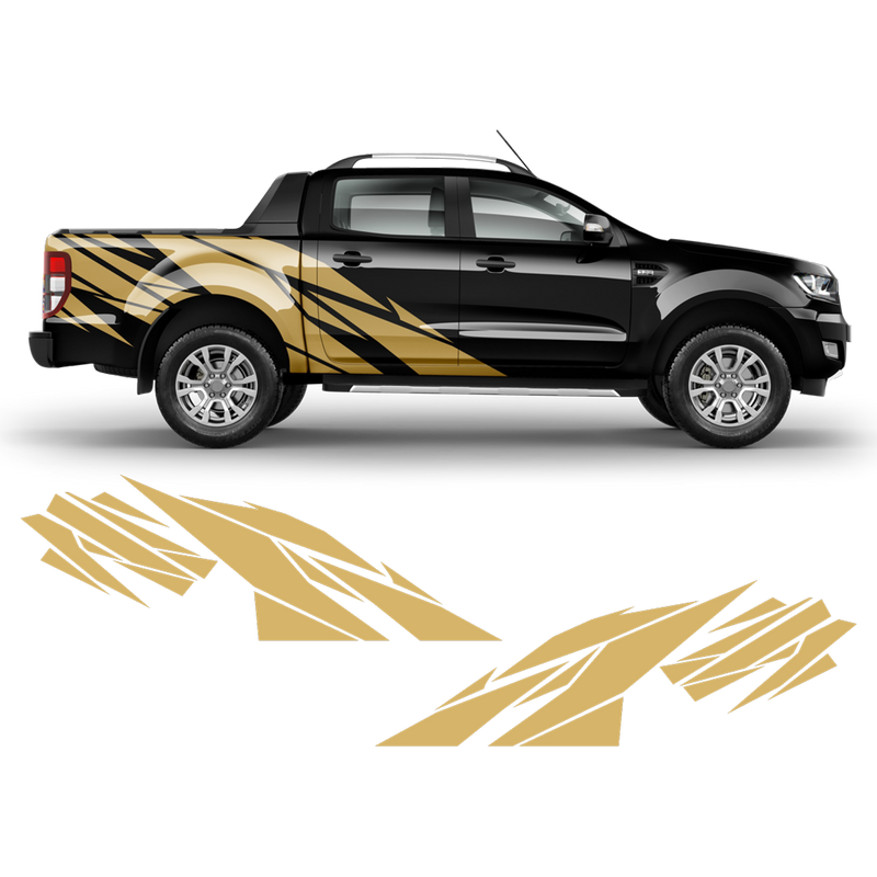 Warlord side graphic set for Ford Ranger