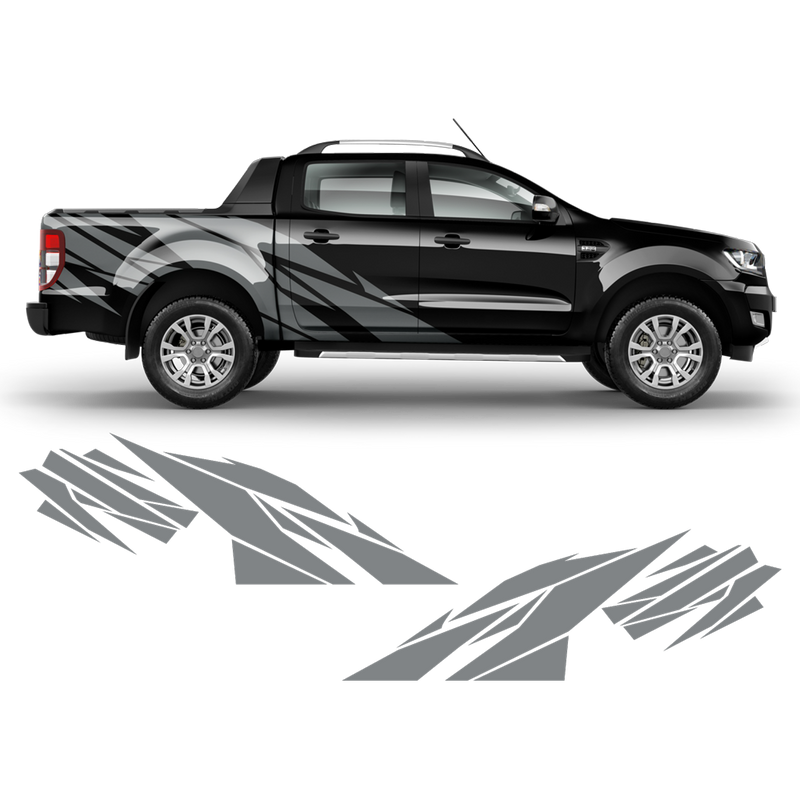 Warlord side graphic set for Ford Ranger