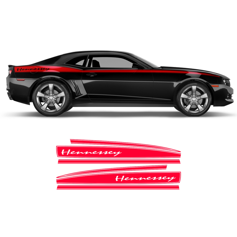 Hennessey Side Stripes for Chevrolet Camaro 2010 - 2015 black