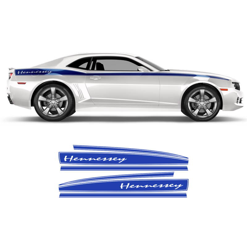 Hennessey Side Stripes for Chevrolet Camaro 2010 - 2015 black