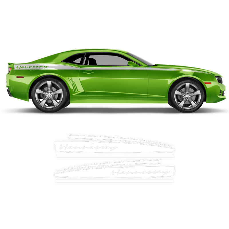 Hennessey Side Stripes for Chevrolet Camaro 2010 - 2015 black