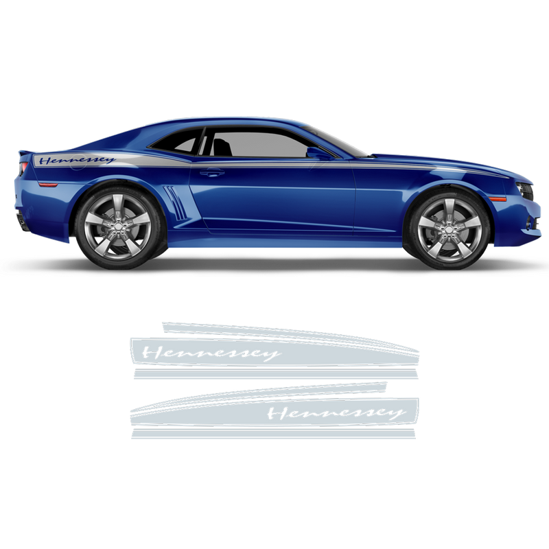 Hennessey Side Stripes for Chevrolet Camaro 2010 - 2015 black