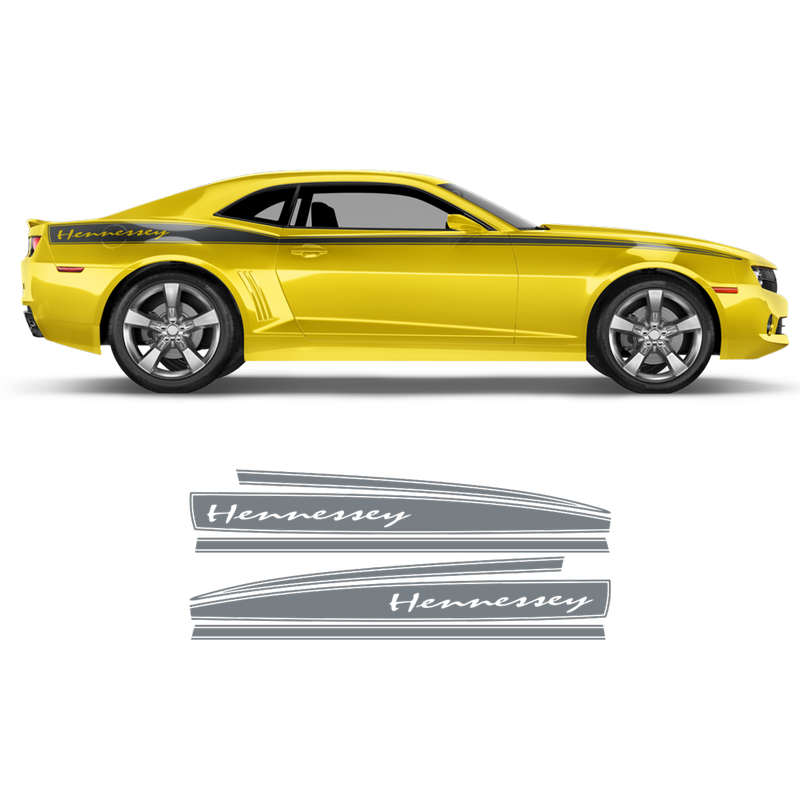 Hennessey Side Stripes for Chevrolet Camaro 2010 - 2015 black