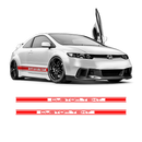 Racing Side Stripes, for HONDA CIVIC