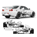 Neon Genesis Evangelion Itasha Asuka, Anime Style Decals for any Car Body