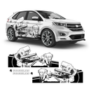 Neon Genesis Evangelion Itasha Asuka, Anime Style Decals for any Car Body