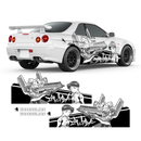 Neon Genesis Evangelion Itasha Asuka, Anime Style Decals for any Car Body