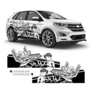 Neon Genesis Evangelion Itasha Asuka, Anime Style Decals for any Car Body