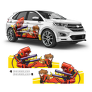Neon Genesis Evangelion Itasha, Anime Style Decals for any Car Body