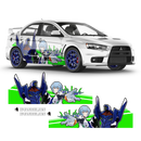 Itasha Hatsune Miku Anime Style Sides Graphics 