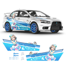 LOVE LIVE! Aqours (Kimi no Kokoro wa Kagayaiteru kai? ver.) Itasha, Anime Style Decals for any Car Body