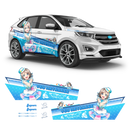 LOVE LIVE! Aqours (Kimi no Kokoro wa Kagayaiteru kai? ver.) Itasha, Anime Style Decals for any Car Body