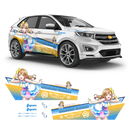 LOVE LIVE! Aqours (Kimi no Kokoro wa Kagayaiteru kai? ver.) Itasha, Anime Style Decals for any Car Body