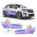 LOVE LIVE! Aqours (Kimi no Kokoro wa Kagayaiteru kai? ver.) Itasha, Anime Style Decals for any Car Body