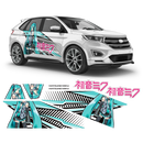 Hatsune Miku (VOCALOID) Itasha, Anime Style Decals for any Car Body