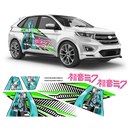 Hatsune Miku (VOCALOID) Itasha, Anime Style Decals for any Car Body