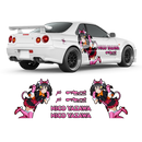 Itasha Nico Yazawa Anime Style Sides Graphics, for any Car Body