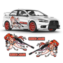 Yoko Littner (Gurren Lagann) Itasha, Anime Style Decals for any Car Body