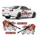 Yoko Littner (Gurren Lagann) Itasha, Anime Style Decals for any Car Body