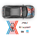 Zero Two (Darling in the FranXX) ITASHA, Anime Style Graphic Decals Set for any Car Body