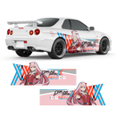 Zero Two (Darling in the FranXX) ITASHA, Anime Style Graphic Decals Set for any Car Body