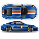 LE MANS RACING STRIPES graphic decals set, for Porsche Carrera / Cayman / Boxster