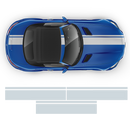 Bold Racing Stripes for MB AMG GTS yellow