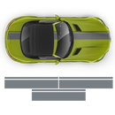 Bold Racing Stripes for MB AMG GTS yellow