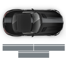 Bold Racing Stripes for MB AMG GTS yellow
