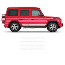 MB AMG G63 Side Stripes for MB Gelandewagen black